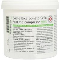 Sodio Bicarb Bicarbonato 500mg Trattamento Iperacidità Gastrica, 1000 Compresse