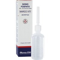 Sodio Fosfato Mv 16%/6% Soluzione Rettale Trattamento Stitichezza, 120ml