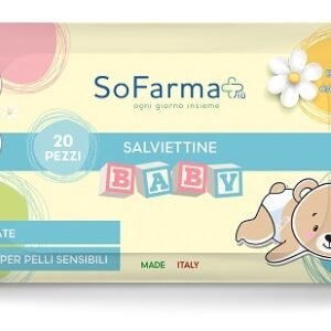 Sofarmapiu' salviettine baby camomilla 20 pezzi