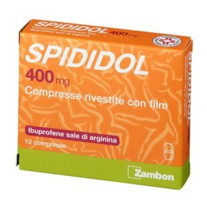 Spididol 400 mg Ibuprofene Sale di Arginina Analgesico 12 Compresse Rivestite