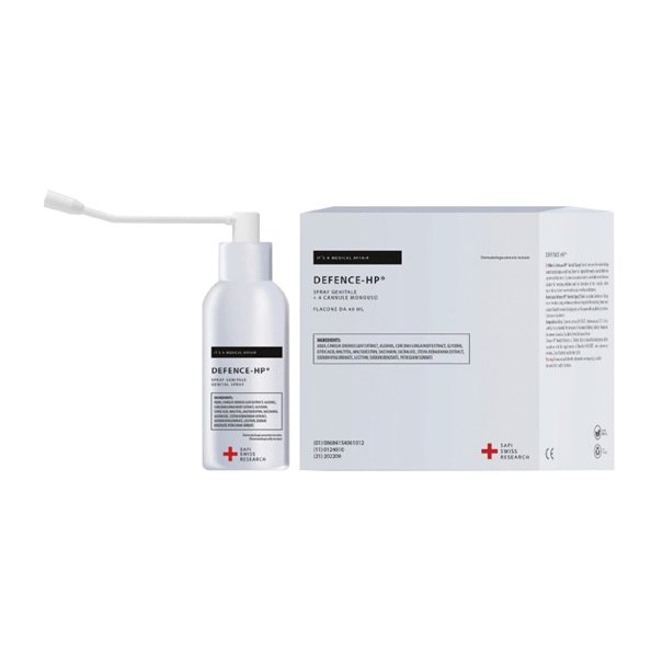 Spray protettivo mucosa vaginale defence hp genital 40 ml + 4 cannule monouso