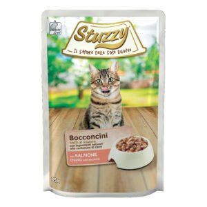Stuzzy Gatto Bocconcini Busta Adulto Salmone 85 Gr