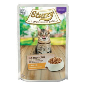 Stuzzy Gatto Bocconcini Busta Adulto Sterilizzato Pollo 85 Gr