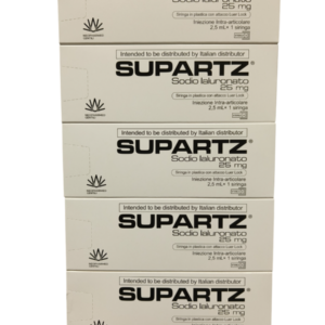 Supartz Siringa Intrarticolare Preriempita Ialurato di Sodio 2,5 ml 25 Mg 5 Pezzi