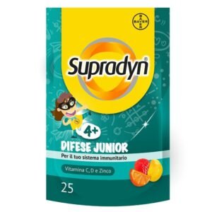 Supradyn Difese Junior Integratore per Bambini 25 Caramelle Gommose
