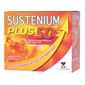 Sustenium Plus 50+ Integratore Per Energia Fisica e Mentale 16 Bustine