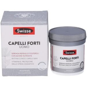 Swisse Beauty Capelli Forti Uomo Integratore Vitamine e Minerali 30 Compresse