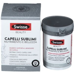 Swisse Beauty Capelli Sublimi Integratore di Vitamine e Minerali 30 Capsule