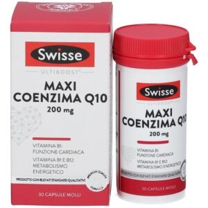 Swisse Maxi Coenzima Q10 Integratore Cardiaco 30 Capsule