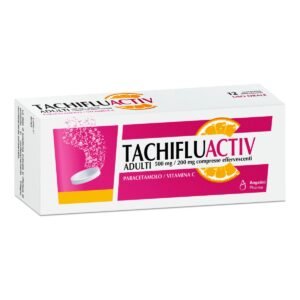 TachifluActiv Influenza e Raffreddore 500mg/60mg Paracetamolo Pseudoefedrina Cloridrato 10 Compresse