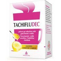 Tachifludec Polvere per Soluzione Orale per Influenza Raffreddore e Decongestionante Gusto Limone e Miele, 10 Bustine