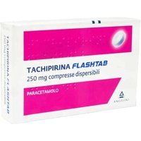 Tachipirina Flashtab compresse 250 mg - Antipiretico per la febbre e il dolore, 12 compresse