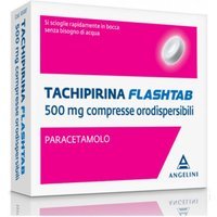 Tachipirina Flashtab compresse 500 mg - Farmaco orodispersibile per dolore e febbre, 16 compresse