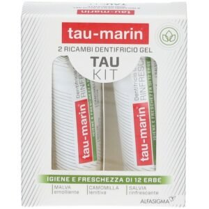 Tau-Marin Ricambio Dentifricio Gel Rinfrescante 2 x 20 ml