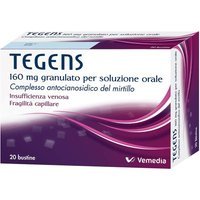 Tegens 160mg Insufficienza Venosa e Fragilità Capillare, 20 Bustine