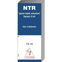 Teofarma Ntr - Gocce nasali Ntr per decongestionare il naso chiuso da raffreddore, 15 ml