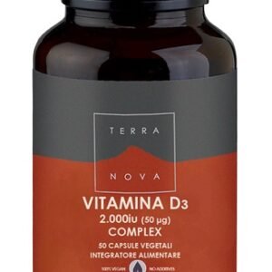 Terranova complesso di vitamina d3 2000 iu (50ug) 50 capsule