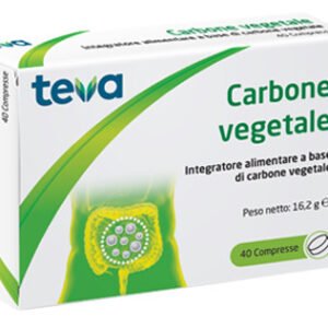 Teva carbone vegetale 40 compresse