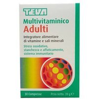 Teva Multivitaminico Adulti - Integratore per il benessere, Teva multivitaminico 30 compresse