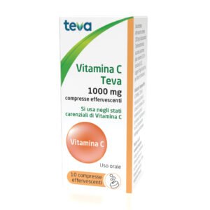 Teva Vitamina C 1000 mg 10 Compresse Effervescenti