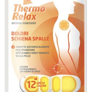 Thermorelax cerotto autoriscaldante dolore schiena/spalle 1 pezzo