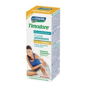 Timodore Polvere Deodorante Piedi allo Zenzero 75 g