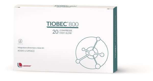 Tiobec 800 20 compresse fast-slow 32 g
