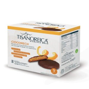 Tisanoreica ciocomech biscotto al cioccolato e arancia 9 biscotti 13g