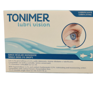 Tonimer Lubri Vision Gocce Oculari Richiudibili 15 Monodose 0,5 ml