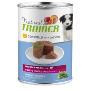 Trainer Cane Natural Puppy&Junior Medium&Maxi Pollo 400 Gr
