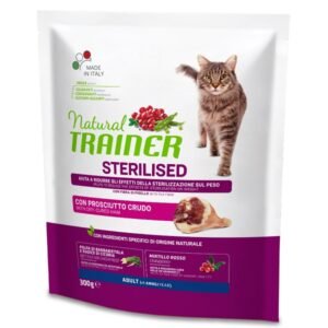 Trainer Gatto Natural Adulto Sterilizzato Prosciutto Crudo 300 Gr