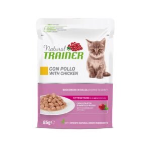 Trainer Gatto Natural Kitten&Young Pollo 85 Gr