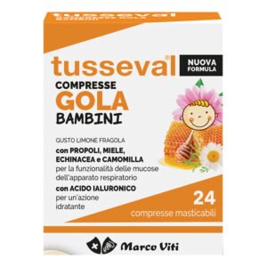 Tusseval Gola Bamb.24compresse Mast.