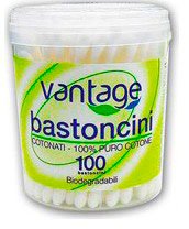 Vantage Bastoncini Biodegrab 100pezzi