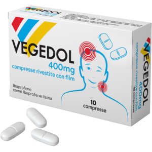 Vegedol 400 mg compresse rivestite con film ibuprofene come ibuprofene lisina