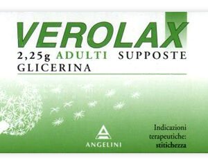 Verolax adulti 18 supposte 2,25 grammi
