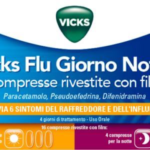 Vicks flu giorno notte compresse rivestite con film