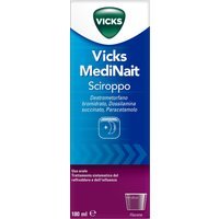 Vicks Medinait Sciroppo Sollievo Notturno da Raffreddore e Influenza, 180ml