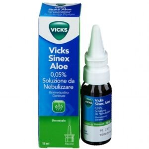 Vicks sinex aloe 0,05% soluzione da nebulizzare per naso chiuso 15 ml