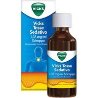 Vicks Tosse Sedativo Sciroppo Aroma Miele Tosse Secca 1,33mg/ml Destrometorfano Bromidrato, 180ml