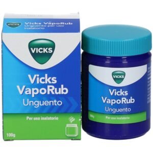 Vicks Vaporub Rimedio Per Raffreddore Mal Di Gola Tosse E Naso Chiuso Vasetto Da 100 g