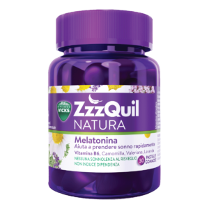 Vicks ZzzQuil Natura Integratore Per Dormire 30 Pastiglie Gommose