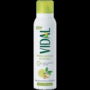 VIDAL - Bergamotto & Zenzero - Deodorante Spray 150 ml