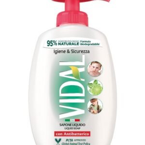 VIDAL - Igiene & Sicurezza - Sapone liquido con antibatterico 300 ml