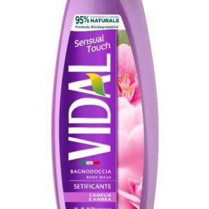 VIDAL - Sensual touch - bagnoschiuma setificante camelia e Ambra 500 ml
