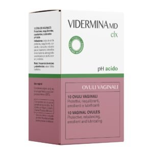 Vidermina CLX Ovuli Vaginali Lubrificanti 10 Pezzi