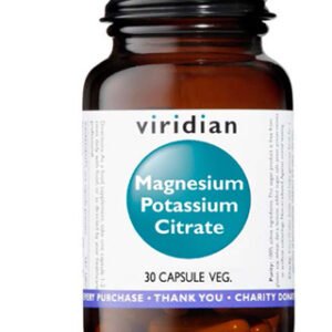 Viridian magnesium potassium citrate 30 capsule viridian magnesio potassio citrato