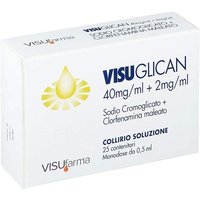 Visufarma Visuglican - Collirio per le congiuntiviti allergiche, 25 contenitori monodose da 0,5 ml