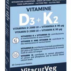 Vitamine d3+k2 60 compresse