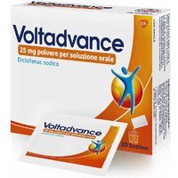 Voltadvance Antinfiammatorio Diclofenac Dolori Articolari Dolore Cervicale Mal di Schiena, 20 Bustine